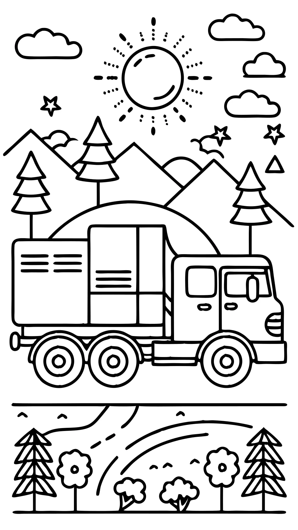 coloriages de camions